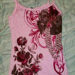 Gorgeous Floral Bow Tank